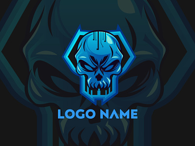 Gaming Skull Logo Design