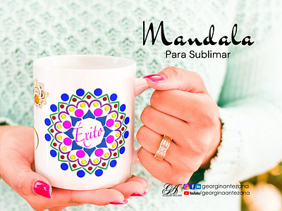 Mandala 727 / Sublimation art branding design graphic design illustration logo marketing sublimation