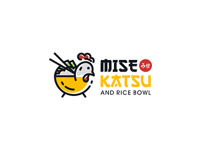Mise Katsu Logo food japanfood logo streetfood
