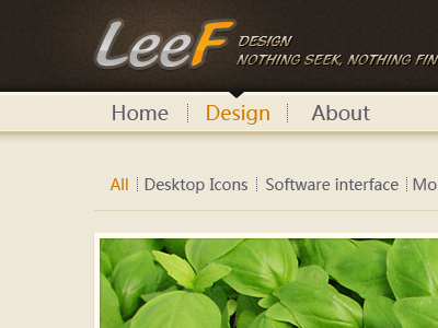 Blog screenshot blog design leef web
