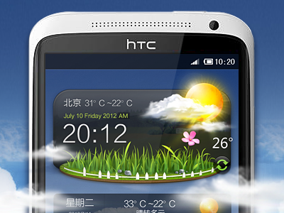 Weather Through Appwidget android app htc icon os weather widget