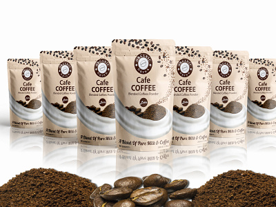 COFFEE BAG / COFFEE POUCH / MYLAR BAG DESIGN branding graphic design graphic designer jar design mylar bag design packaging and label design pouch design print print designer supplement label design