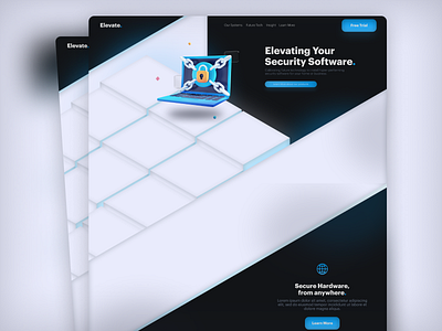 Elevate Security Software Landing Page!