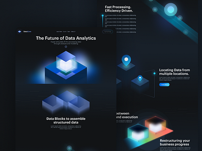 Data Analytics Website UI & Illustrations