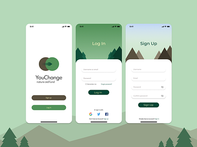 Daily UI Challenge: Sign Up Page #001 app branding challenge daily ui design logo sign up ui