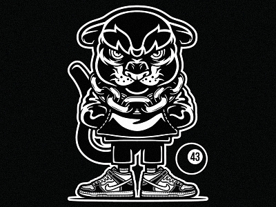 Panther illustration illustrator panther