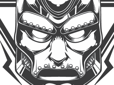 Dr. Doom mask dr. doom illustration illustrator mask vector