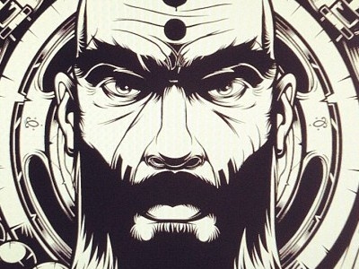 Monk. Diablo 3 diablo 3 illustration illustrator monk vector