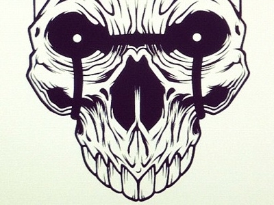 Skull illustration illustrator skull vector