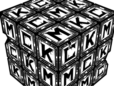 Rubik’s Cube for KMC. cube illustration illustrator vector