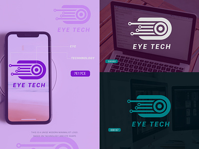 Eye Tech logo brand branding brandlogo creative creativelogo design eyelogo graphic design graphicdesign icon illustration letterlogo logo logodesign logofolio logos logotipo techlogo uniquelogo