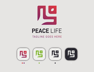 Peace Life brandlogo graphic design logo logo design logos