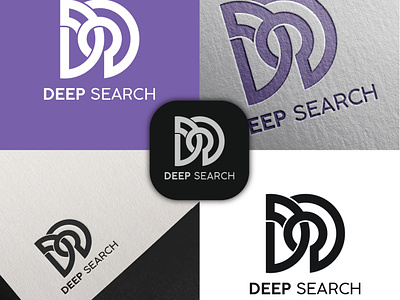 Deep Search branding brandlogo creativelogo design graphic design logo logo design logofolio logos ui