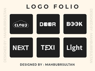 Typologo logofolio Branding logos for project.
