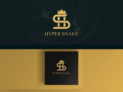Hyper Snake -Brandlogo-luxurylogo-modern logo businesslogodesign companylogodesign crea creativelogo elegant monogram