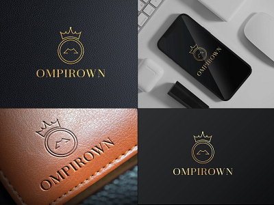 OMPIEROWN Luxury Branding Project brand brandlogo company logo luxury logo design minimal