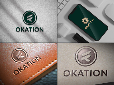 Okation Logo Branding Project businesslogo luxury logo luxurylifestyle modern logo