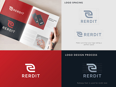 RERDIT LOGO BRANDING BRAND PROJECT bestlogo brandbook brandguidelines branding brandlogo brandproject companylogo creativelogo fashion logo logofolio logos luxury megazine modernlogo motion graphics ui