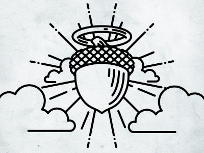 Holy Oak icon illustration