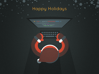 Software company Christmas card
