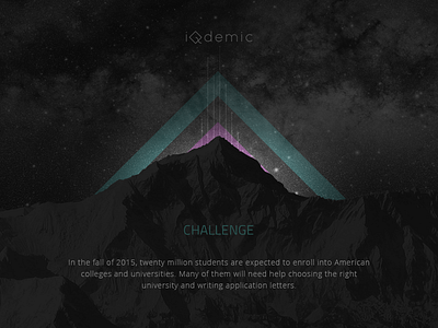 The start - iQdemic’s case study challenge dark education mountain