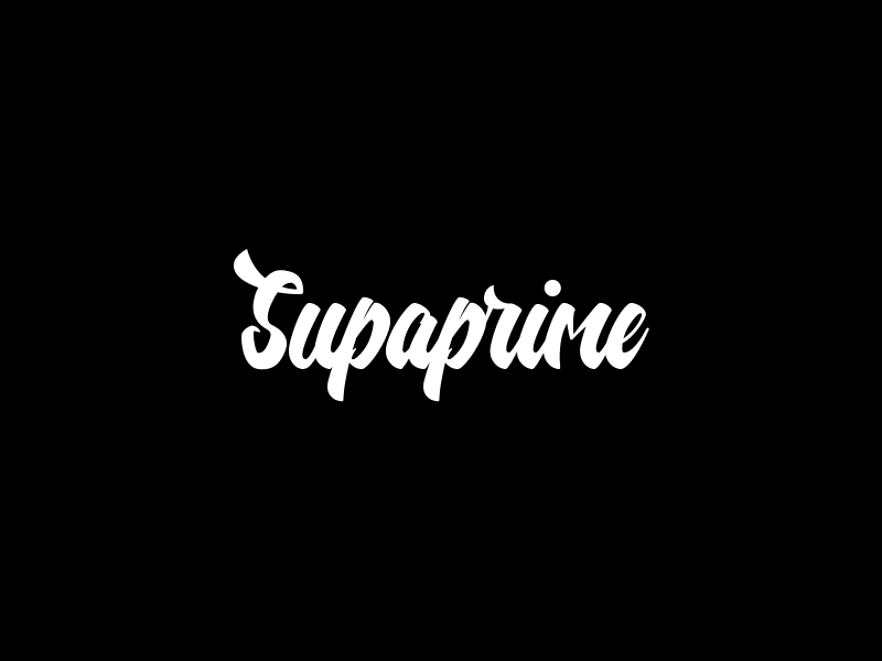 Supaprime Animation animation gif text typography