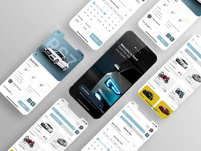 Rent-A-Ride App | Rental App app car design figma graphic design inspiration mobile app mockup photoshop product design rent rental app ui uiux user experience user interface ux