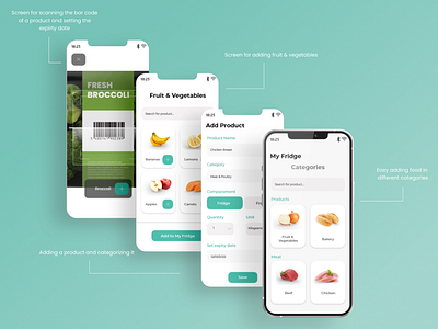 Smart Fridge App | App Design