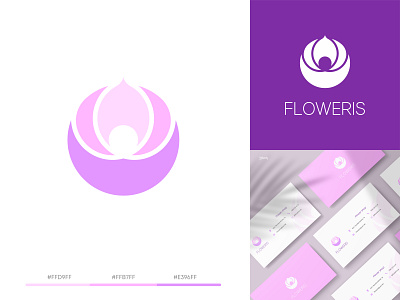 Flower shop logo brand brand identity branding business card design graphic design logo logo design vector vector design брендінг дизайн лого лого логотип фірмовий стиль