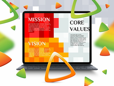 Vision Mission and Core Values Presentation Template core values mission powerpoint presentation template vision