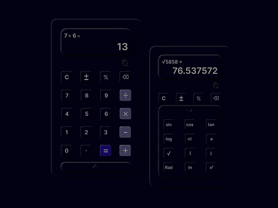 dailyUI004 - Calculator - Calculadora 004 calculadora calculator dailyui neumorphism ui