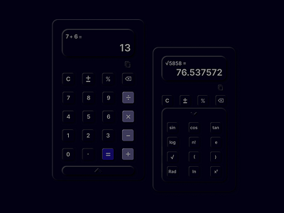 dailyUI004 - Calculator - Calculadora