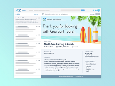 Email Template beach email template