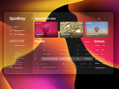 Streaming platform Spotiray