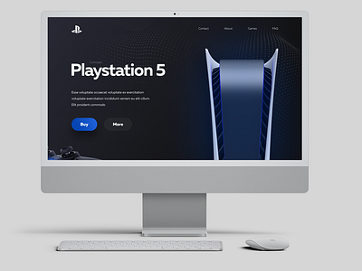 PS5 contact page