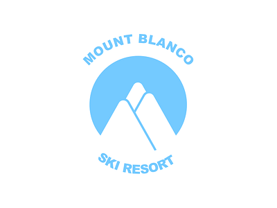 Ski Mountain Logo design illustration logo mountain ski