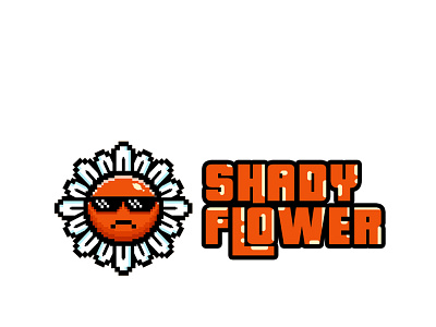 SHADY FLOWER branding design graphic design logo typography