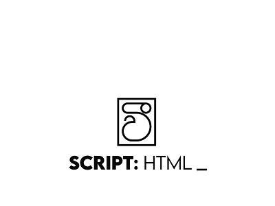 SCRIPT: HTML branding design graphic design logo vector