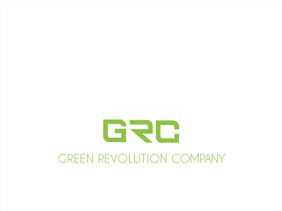 GREEN REVOLUTION COMPANY branding design graphic design logo