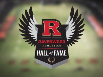 H.S. Hall Of Fame Logo hall of fame high school logo r ravenwood shield sports logo wings