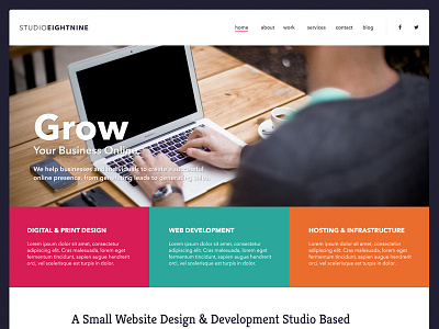 Studioeightnine freelance website