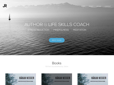 Life Skills Website author books calm lake relax