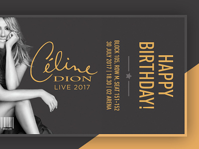 Celine Ticket birthday celine ticket
