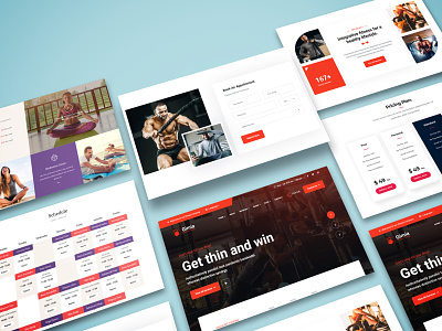I Will Build An Attractive Gym, Yoga, Fitness, Workout, Website webdesigncompany