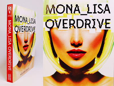 Mona Lisa Overdrive Book Cover book book cover mona lisa overdrive typography william gibson