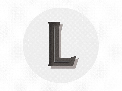 LL Personal Logo brand identity initials ll logo monogram personal retro texture