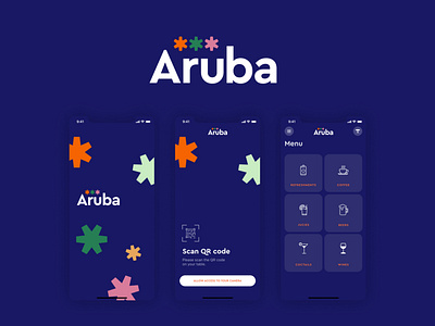 Aruba Beach Bar - Mobile App app app design branding ios mobile ui ui ux ux