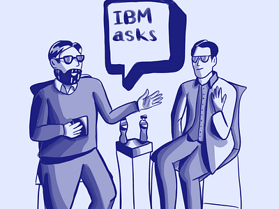 IBM asks (2 of 100 — 100 day project) 100dayproject procreate