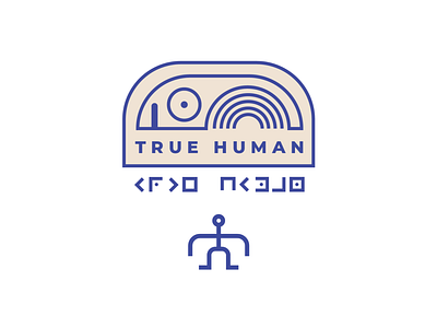 True Human Concept branding cypher illustration truehuman