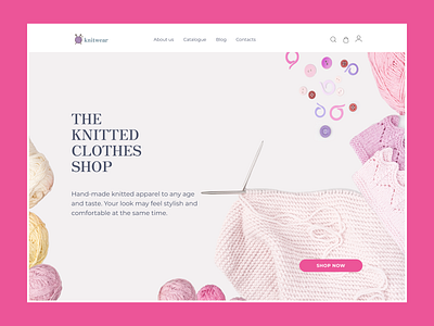 Website for Knitwear Shop